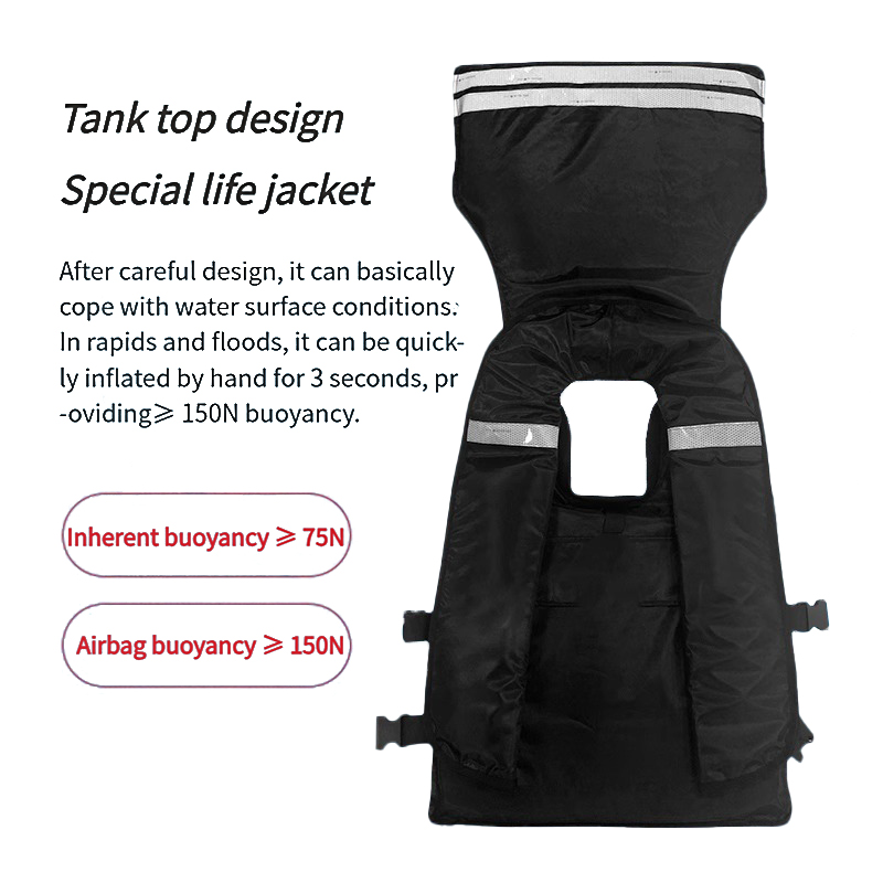inflatable life vest rescue vest life jacket Lightweight and easy to carry High safety factor High buoyancy