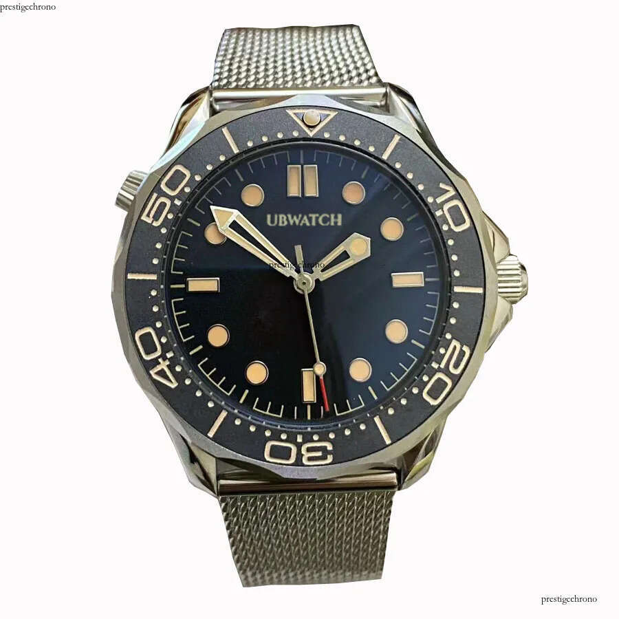 BRAND New Limited Edition Wrist Watch Sea Diver 300 Master Titanium No Time To Die James B 007 Automatic 42Mm Mesh Nato Stainless Steel Bracelet Men's Gift 28