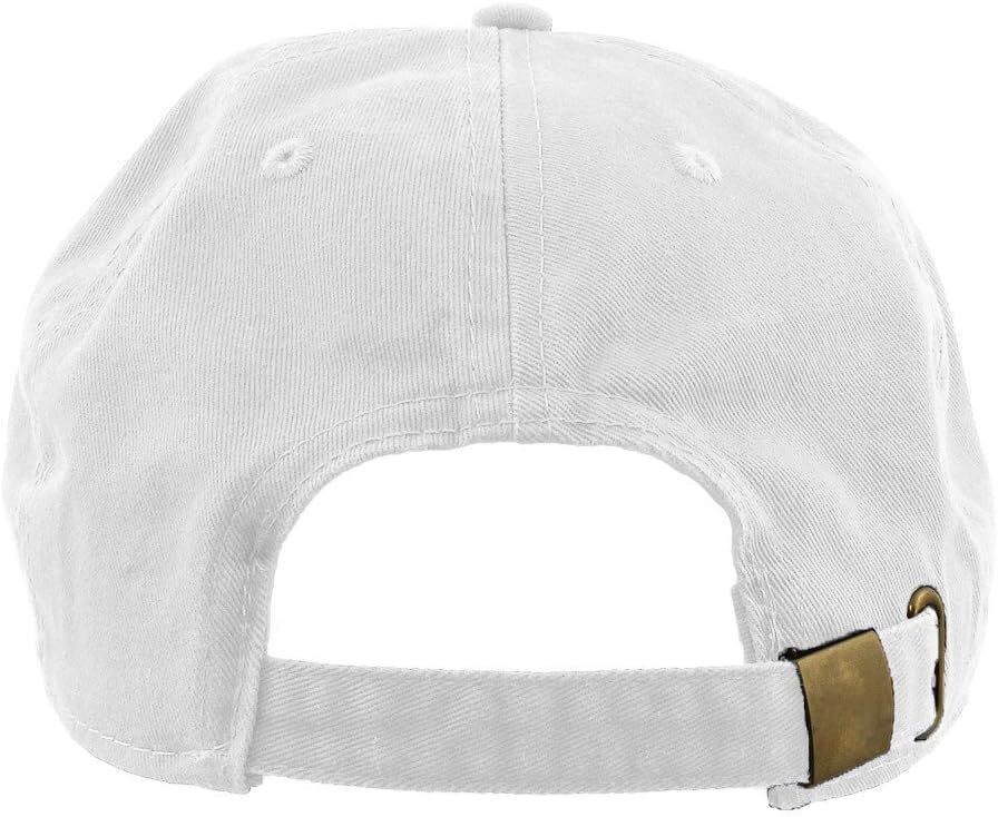 Baseball Cap Dad Hat 100% Cotton Polo Style Plain Blank Adjustable Size.