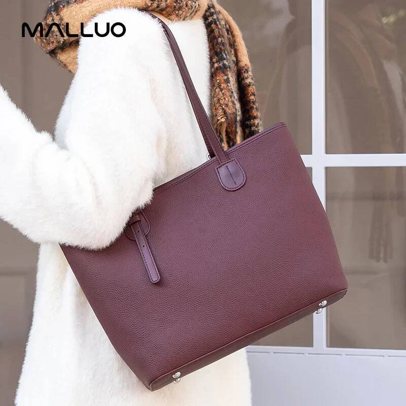 Women Genuine Leather Vintage High Quality Simple Handbag Lady Shoulder Bag Female Large Capacity Bucket Bags