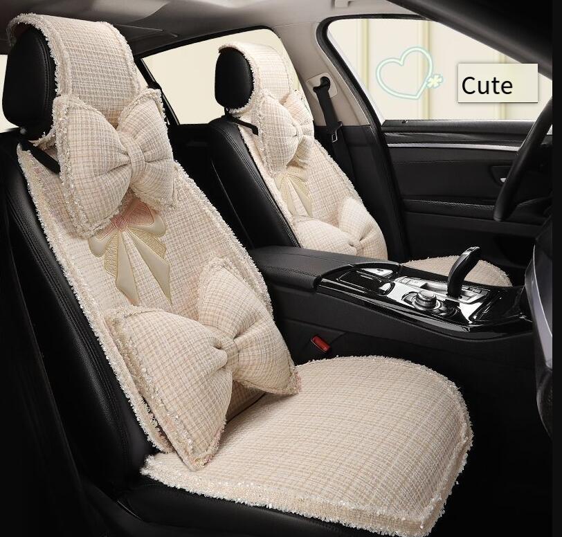 Designer Car seat cushions are universal in all seasons,half-pack seat covers, small fragrant women's car seat cushions 250910