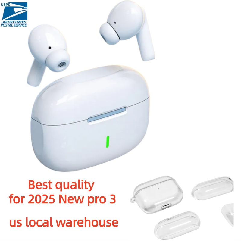 2025 New pro 3 ANC In-Ear Earphones Pods 4 TWS Active Noise Cancelling pro 2 wireless Headphones pods 3rd Headset Intelligent Touch for iPhone 16 17