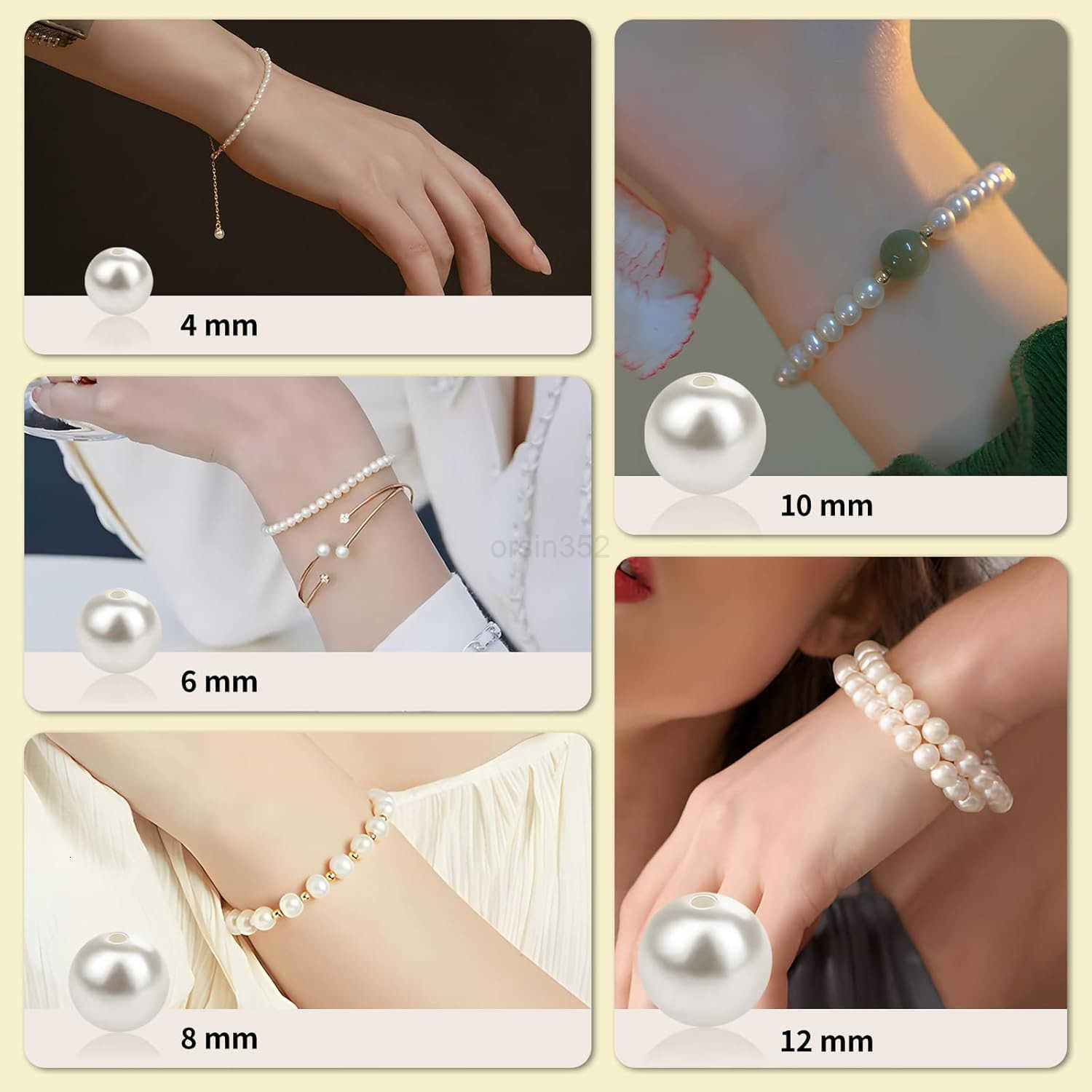1200Pcs Pearl Beads for s Making Kit for Adults Kids Friendship Kits Jewelry Making Kit with String and Charms for Girls Teens DIY Pearls KiW250911
