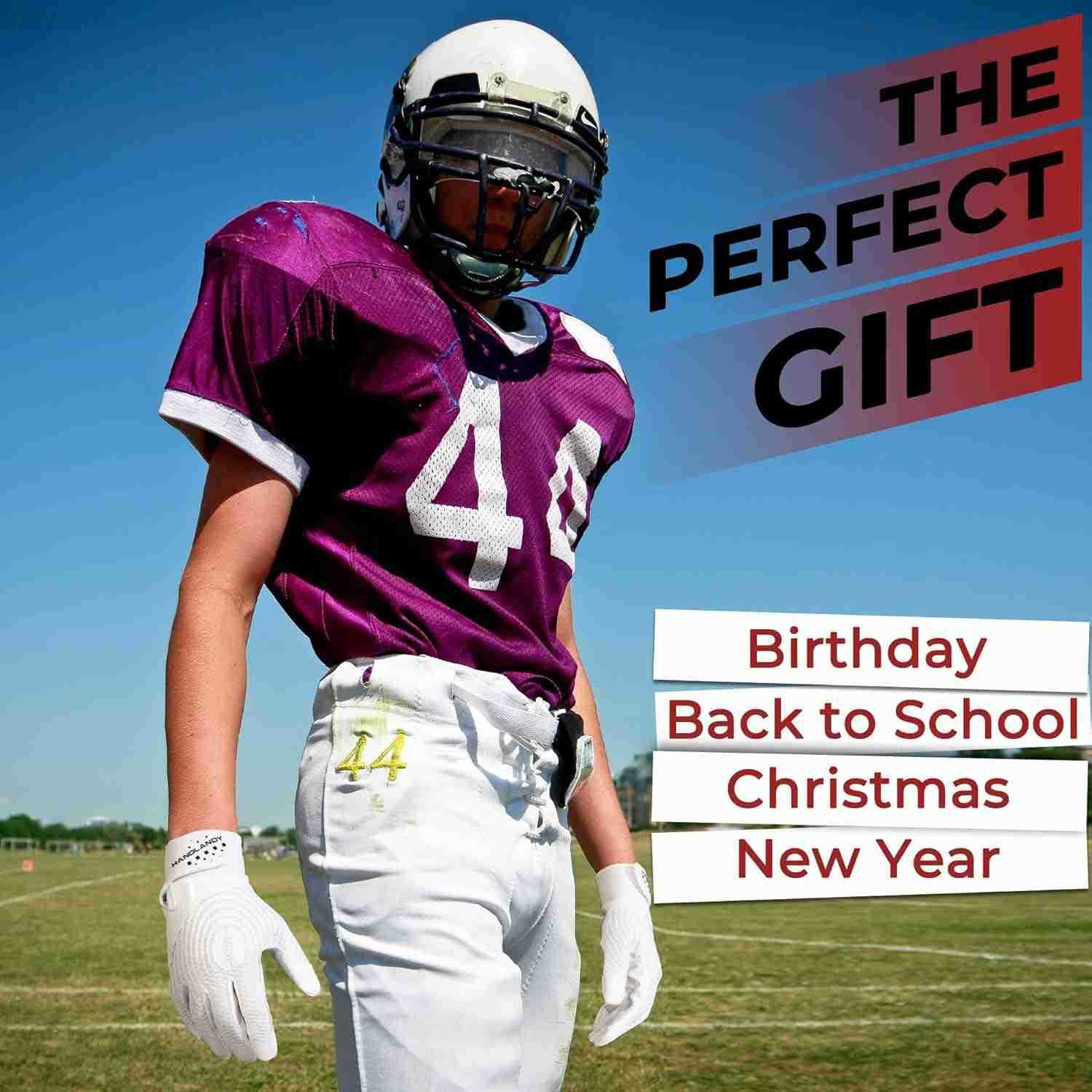 Youth Football Gloves Kids Sticky Receiver GlovesSuper Grip Football Glove Best Gift for BoysGirlsW250911