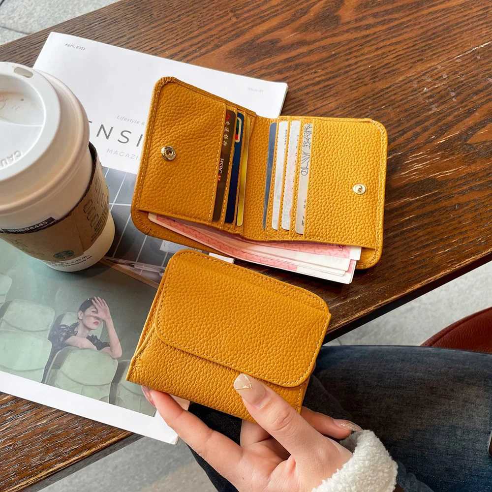 Genuine Leather Wallets For Women Custom Initials Cowhide Coin Purse Card Bag Engrave Name DIY Gift Luxury Small Lady Wallet W250911