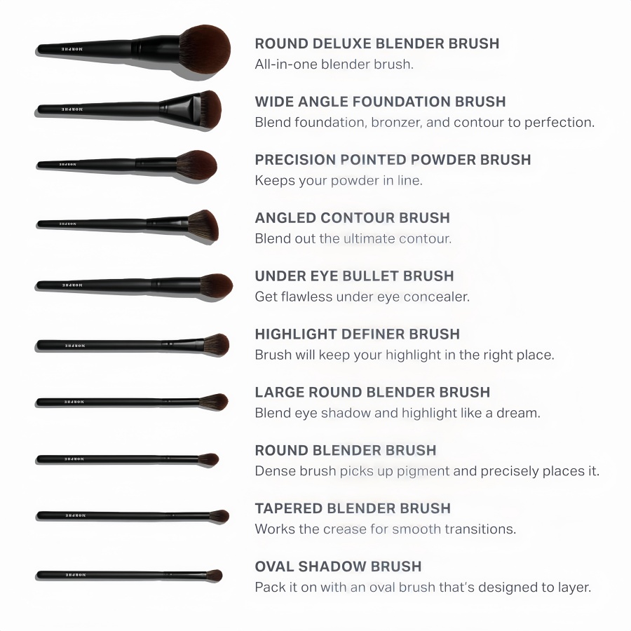 Makeup Brushes 24 Piece Professional Makeup Brush Set Eye and Face Tools with Synthetic Bristles Comes with Carrying Case 24 Count