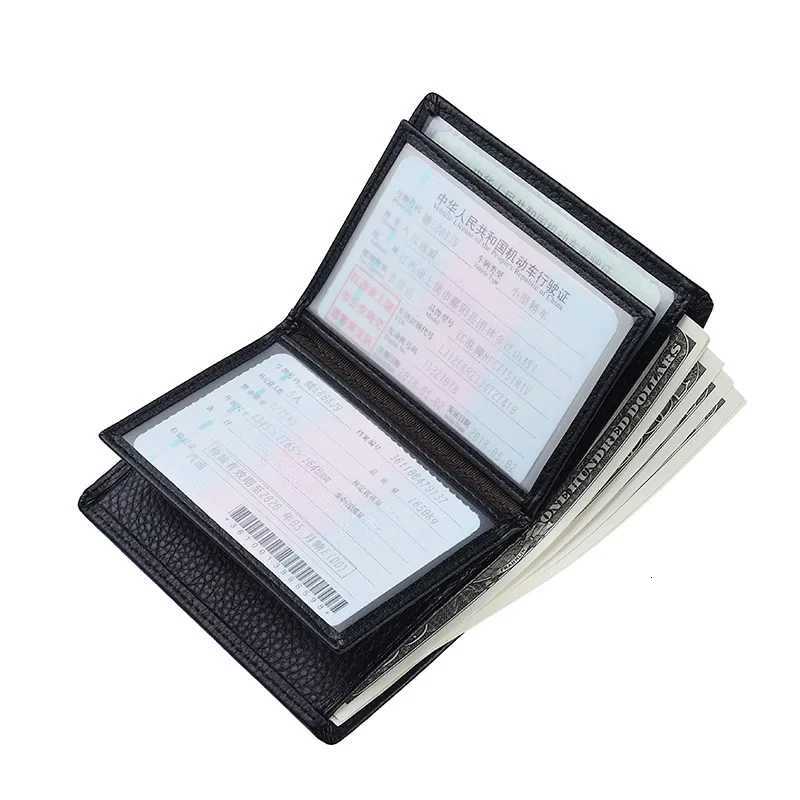 Mens Wallet Fashion High Quality Pu Male Card Bag Credit Card Drivers License Storage Bag W250911