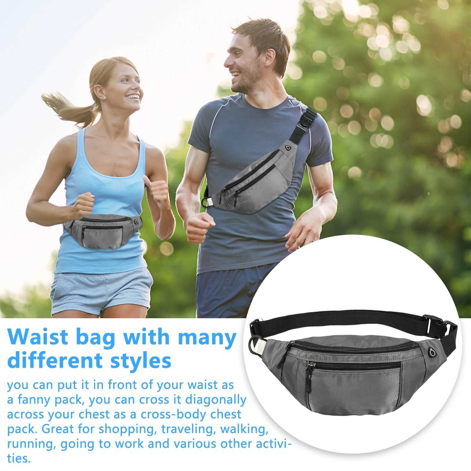 Mens Breast Package Waterproof Outdoor Sports Bag Oxford Cloth Pouch Koreanstyle Waist Bag Fanny Pouch Crossbody Male Bags Z250911