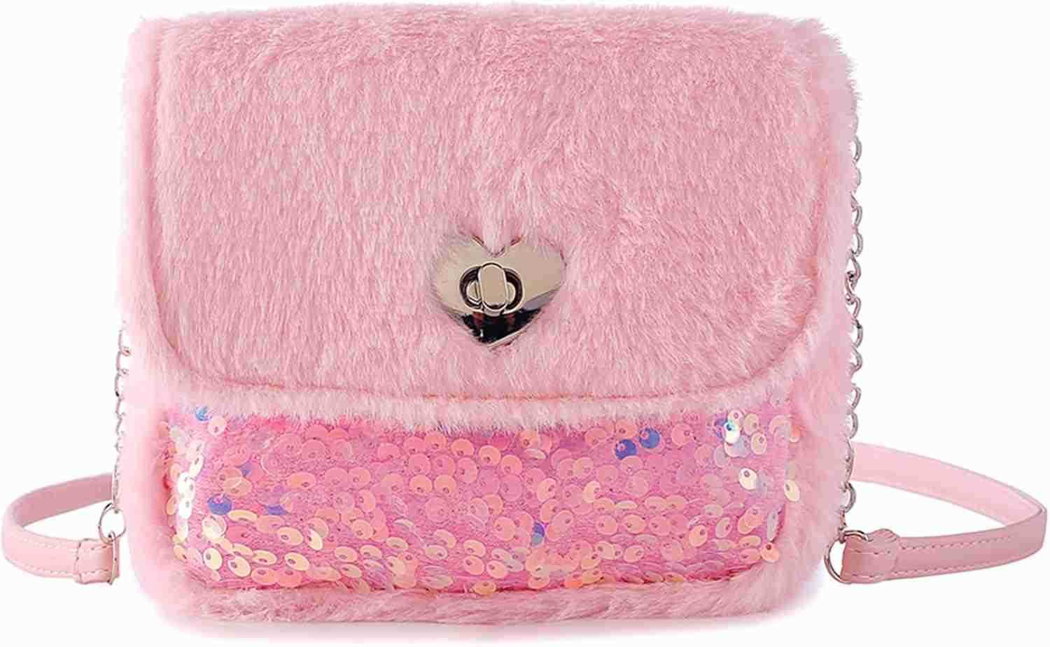 Girls Crossbody Bag Trendy Rainbow Purse with Multiple Compartments for Toddlers to TeensW250911
