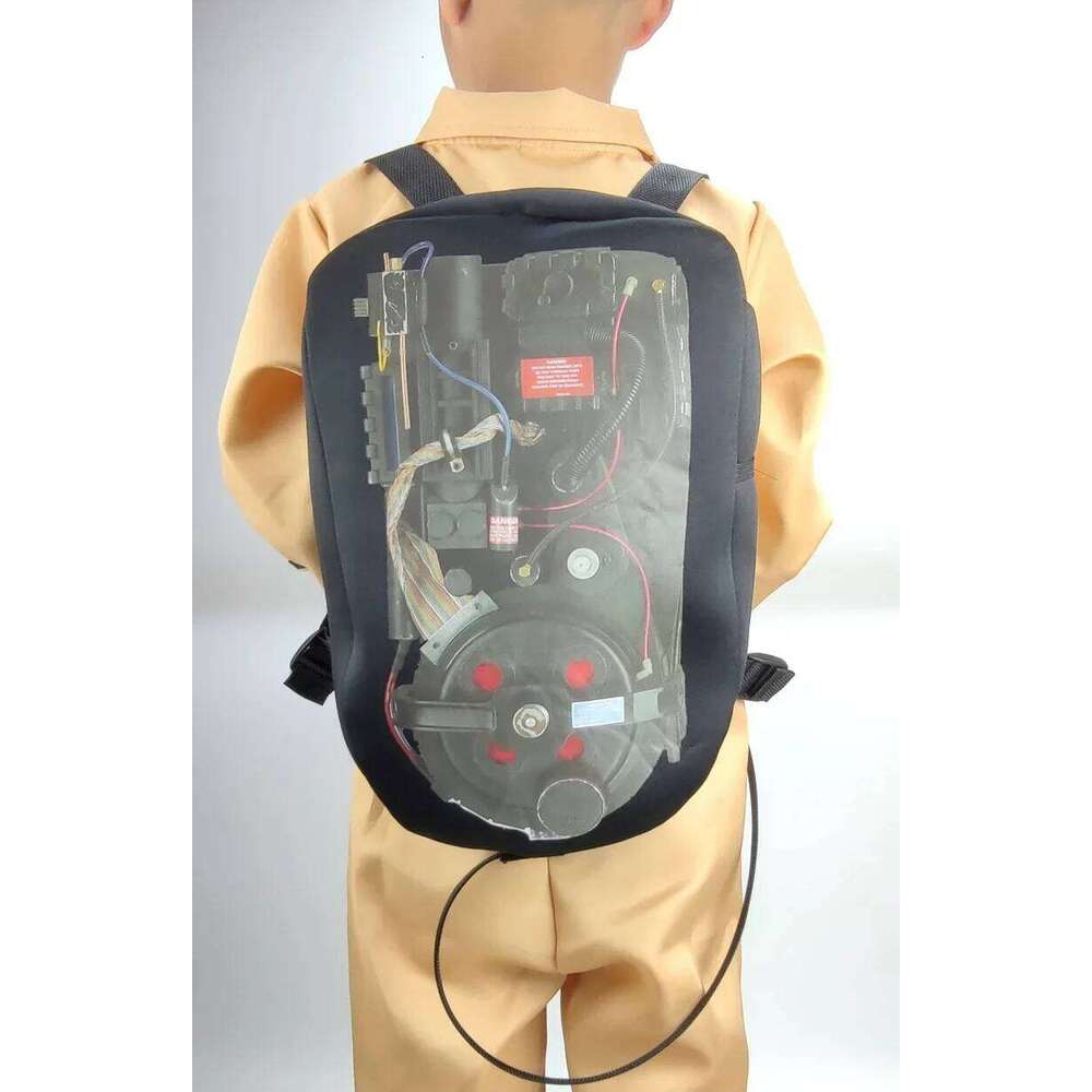 Ghostbusters uniform Ghostbu sters c ostume with gun Quantum bag Halloween costume