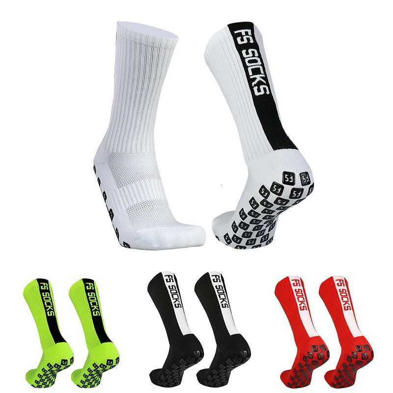 2023 New FS Pattern Football Socks Square Silicone Non slip Professional Football Training Competition Men Women Sports futebol D250911