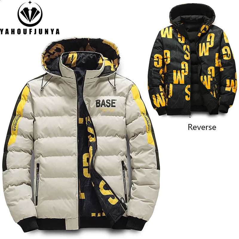 Winter Men Outdoor Windbreak Removable Hooded Jacket Thick Warm Casual Fashion Parka Coat Male s 250911
