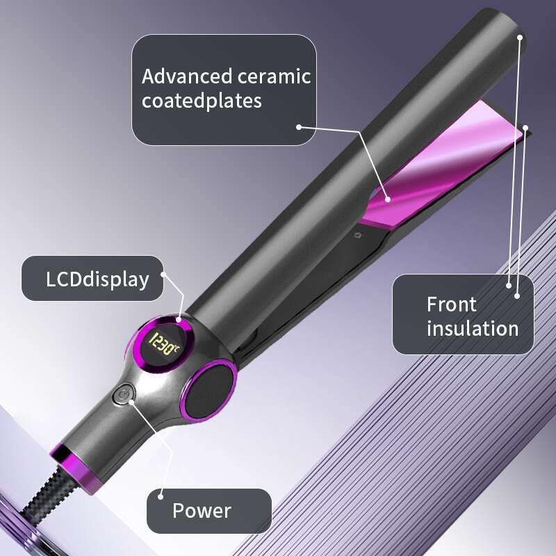 Digital Display Straightener Large Artifact Automatic Stick Dual-Purpose Curling Iron Manufacturers Wholesale