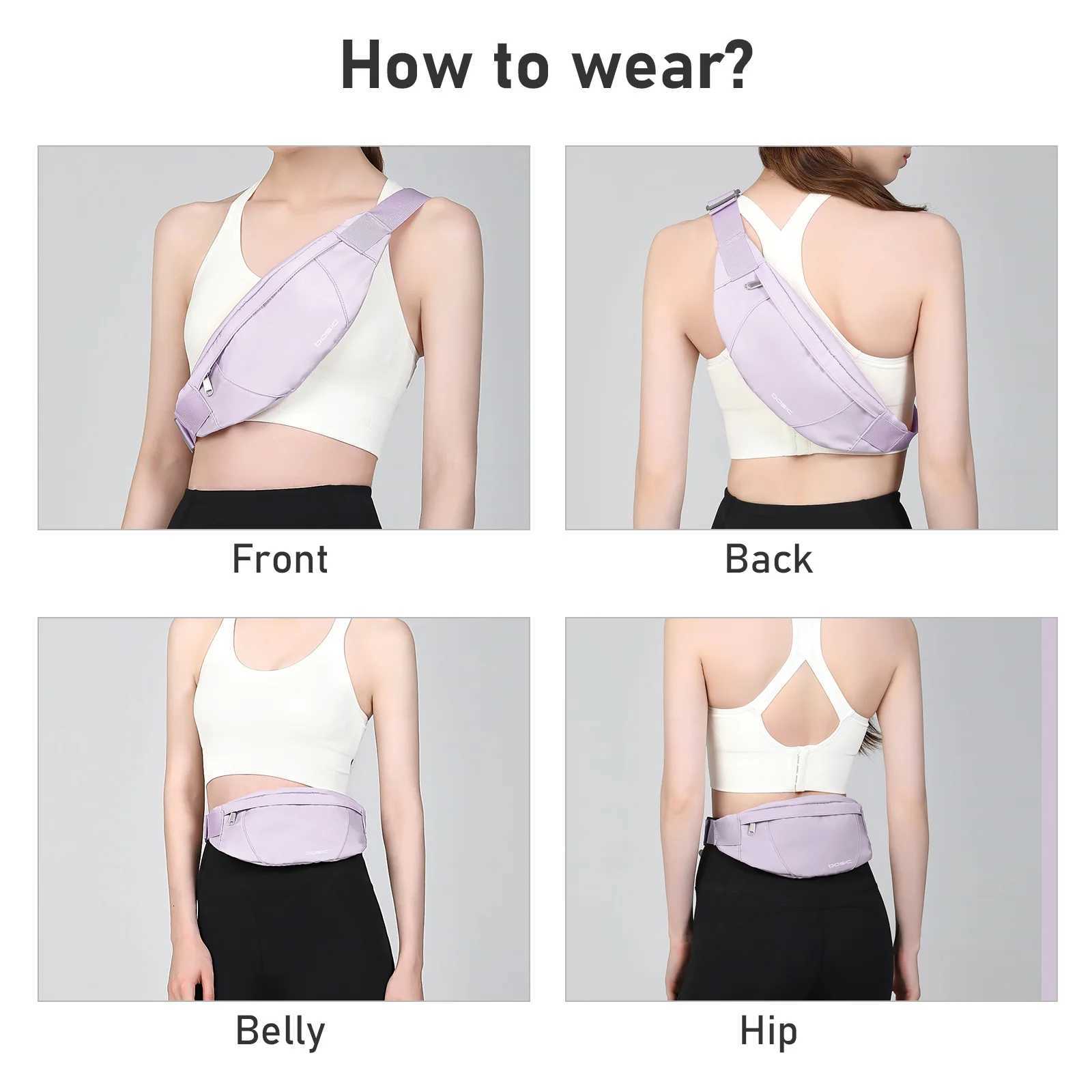 Fashion Running Waist Bag Waterproof Sports Belt Pouch Mobile Phone Case Cycling Bag Men Women Fanny Pack Gym Running Jogging Ba Z250911