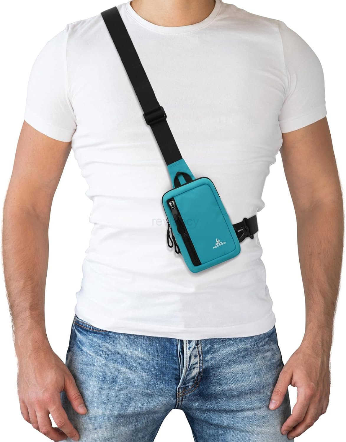 Small Crossbody Bag for Men Women Mini Sling Bag Travel Running Phone Daypack Cross Body Shoulder Bags with KeyholderW250911