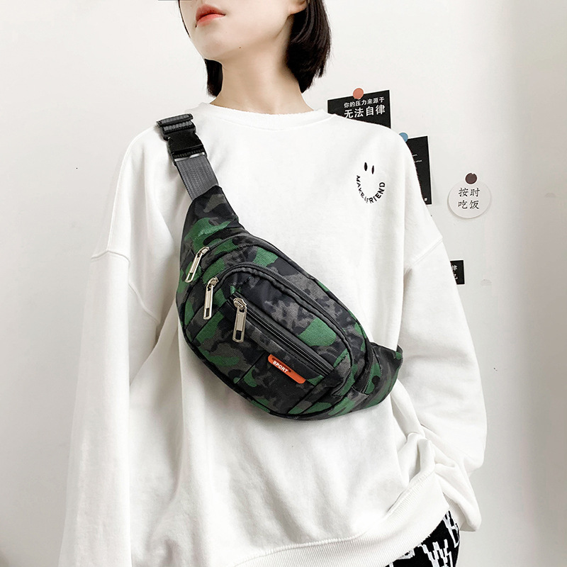 Couple Bag Fashion Personality Trend Japanese Style Chest Bag Street Designer Bag Crossbody Women Luxury Bag Ins Casual Sports Shoulder Bag Free Shipp