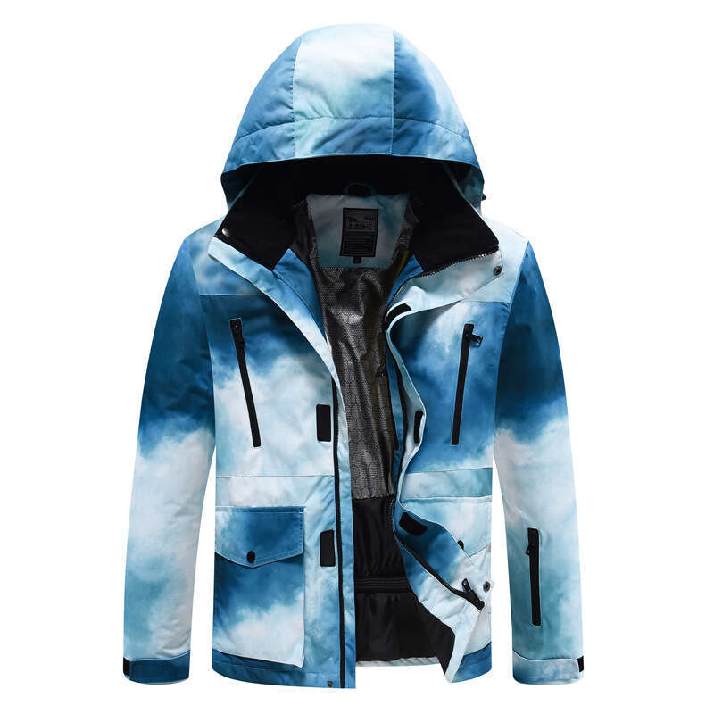 New Couple Style Casual Single And Double Board Ski Suit Outdoor Thick Warm Windproof Waterproof Jacket Men