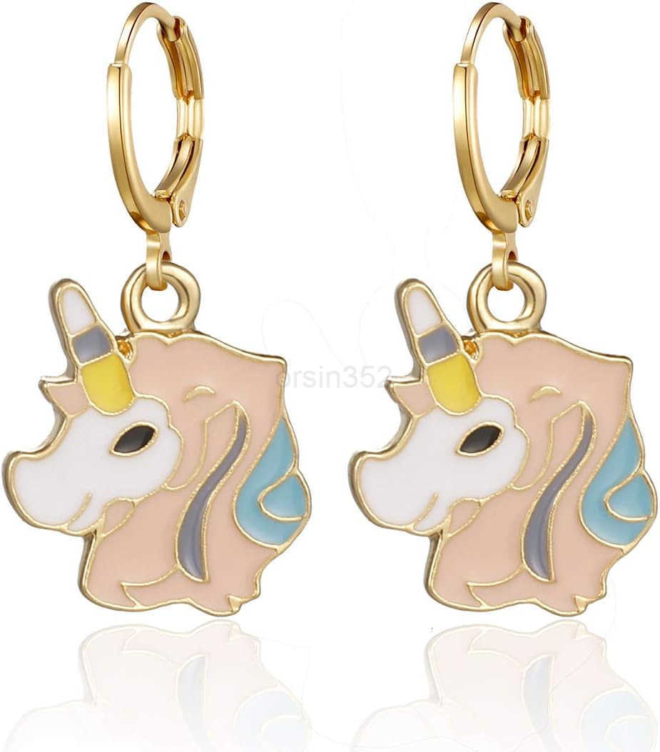 Hypoallergenic Huggie Hoop Earrings with Charm Cute Small Dangle Hoop Earrings Set 1020 PairsW250911
