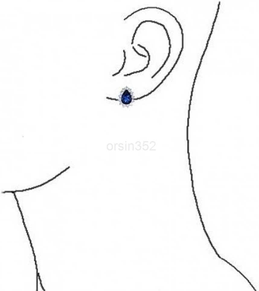 Vintage Style Crown 15 CT AAA CZ Halo Oval Black Red Green Clear Cubic Zirconia Stud Earrings For Women Simulated Gemstone Colors Silver Plated BrassW