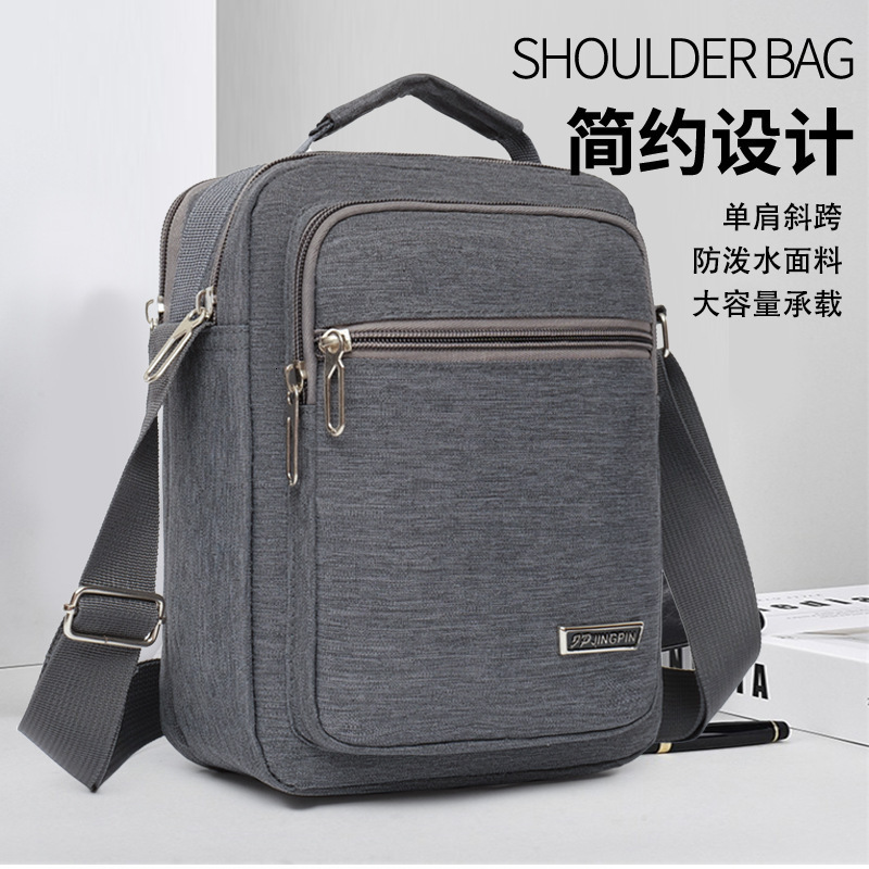 Foreign Trade Men S Designer Bag Single Shoulder Cloth Bag Luxury Bag Crossbody Bag Casual Fashion Multi Layer Backpack Free Shipping Portable Storage