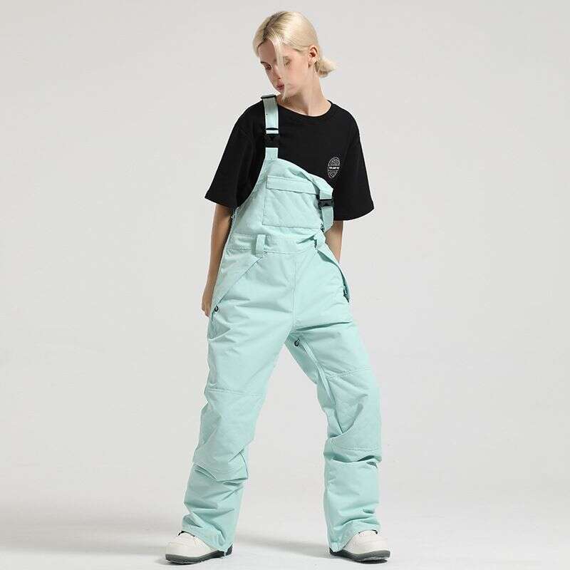 Winter New Pants Women's Snowboard Windproof Waterproof Wear-Resistant Outdoor Double Board Ski Suit Overalls