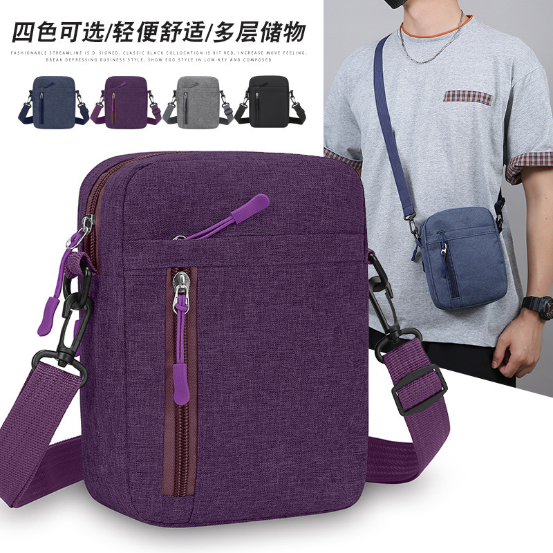 Men S Casual Shoulder Bag Fashion Water Resistant Nylon Crossbody Bag Free Shipping Lightweight Designer Bag Simple Luxury Bag Business Travel Phone B