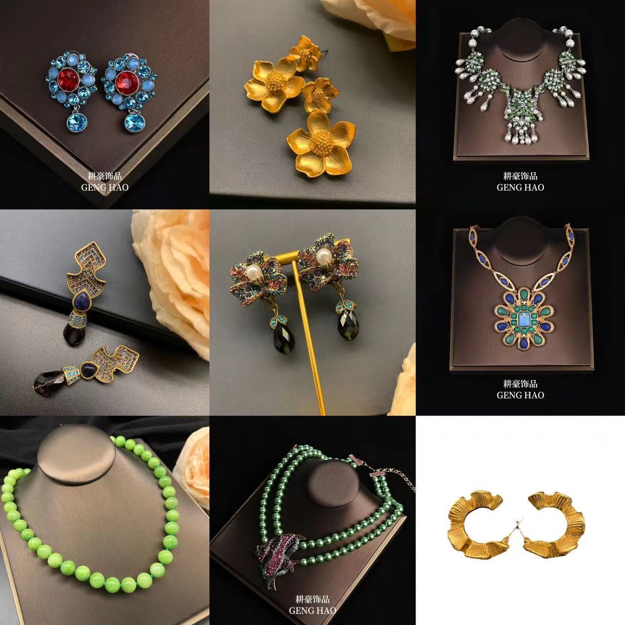 Sunspicims Moroccan Bridal Jewelry Set suitable for women Caftan belt beads necklace pendant Brooch long earrings 241115