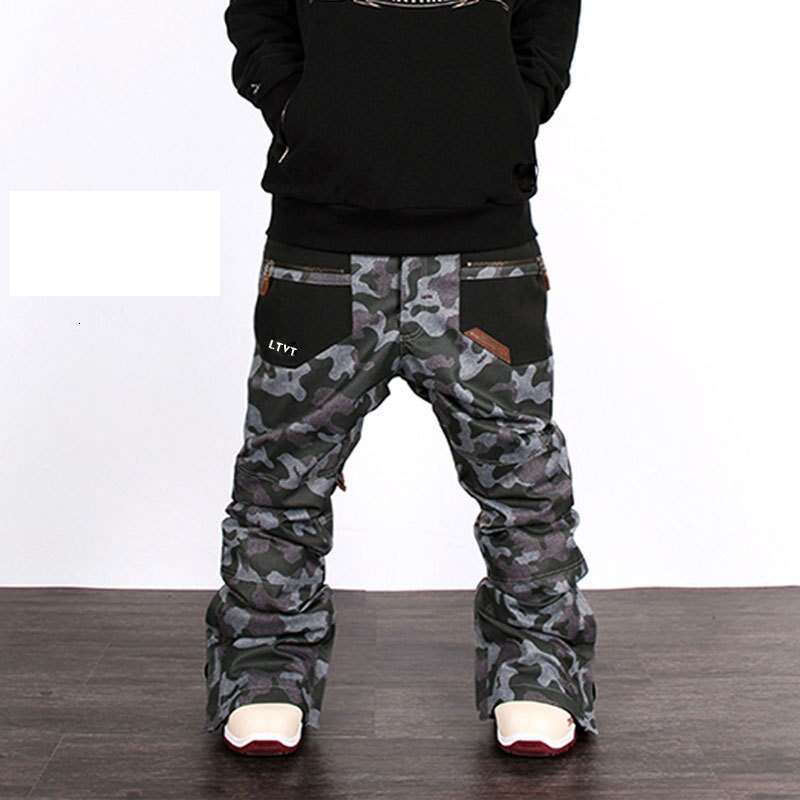 Snowboard Couples Thin Multi-Color Ski Suit With Cotton Waterproof Snow Pants For Men And Women