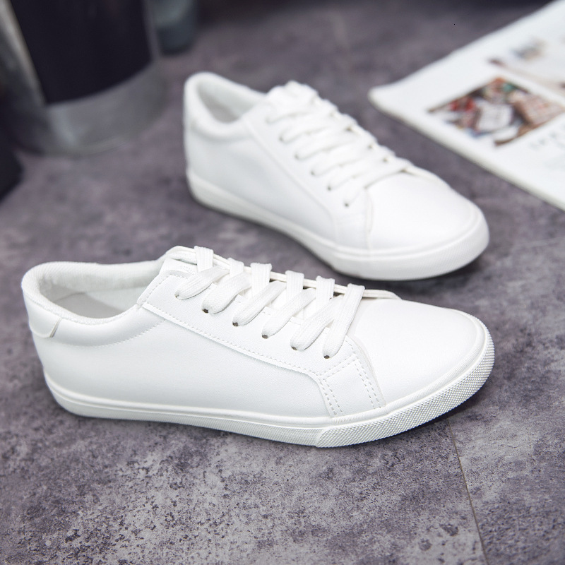 Autumn designer shoes white women's shoes single shoes student shoes pure white low cut casual shoes flat shoes Korean classic women's shoes