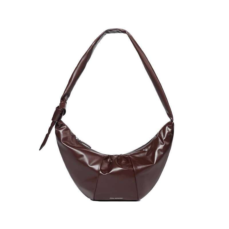 Genuine Leather Fashion Women's Horn Hot Selling Design Trendy Shoulder Ultra Thin Cowhide High Quality Crossbody Bag