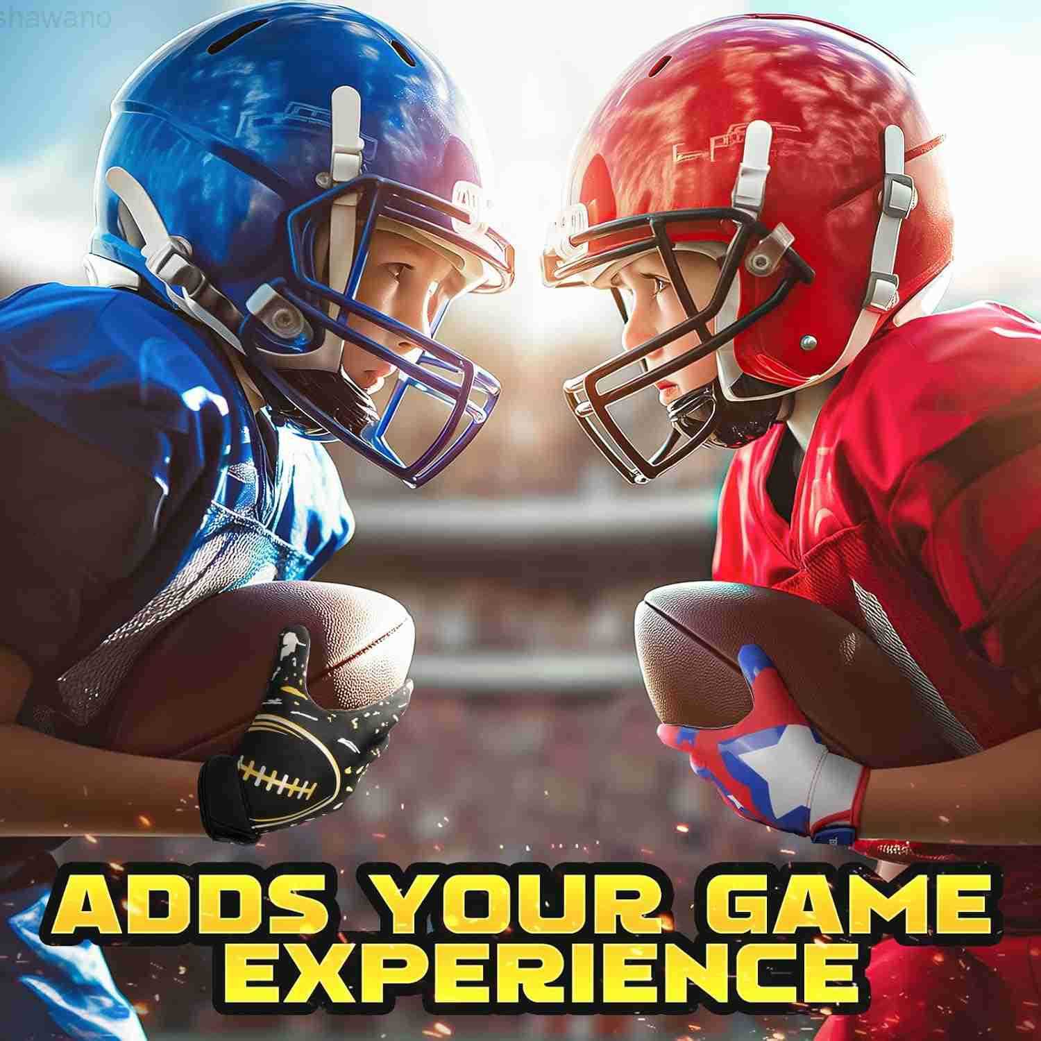 Youth Football Gloves Kids Sticky Receiver Gloves Grip Football Glove for Boys GirlsW250911