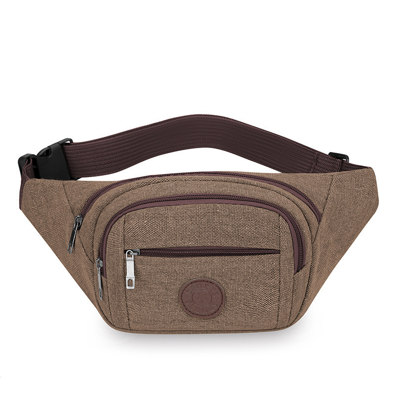Factory Direct New Men S Canvas Sports Free Shipping Waist Designer Bag Bag Women S Casual Luxury Bag Fashion Large Capacity Storage Cashier Waist Bag