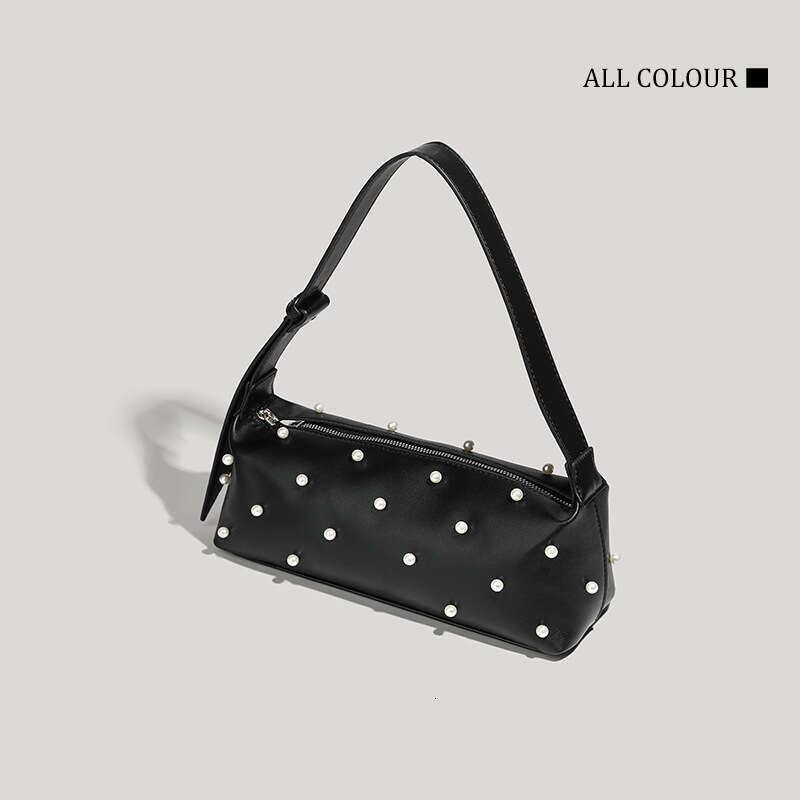 High-End Pearl Handbag Designer Bags Baguette Niche Underarm Commuter Shoulder Bag