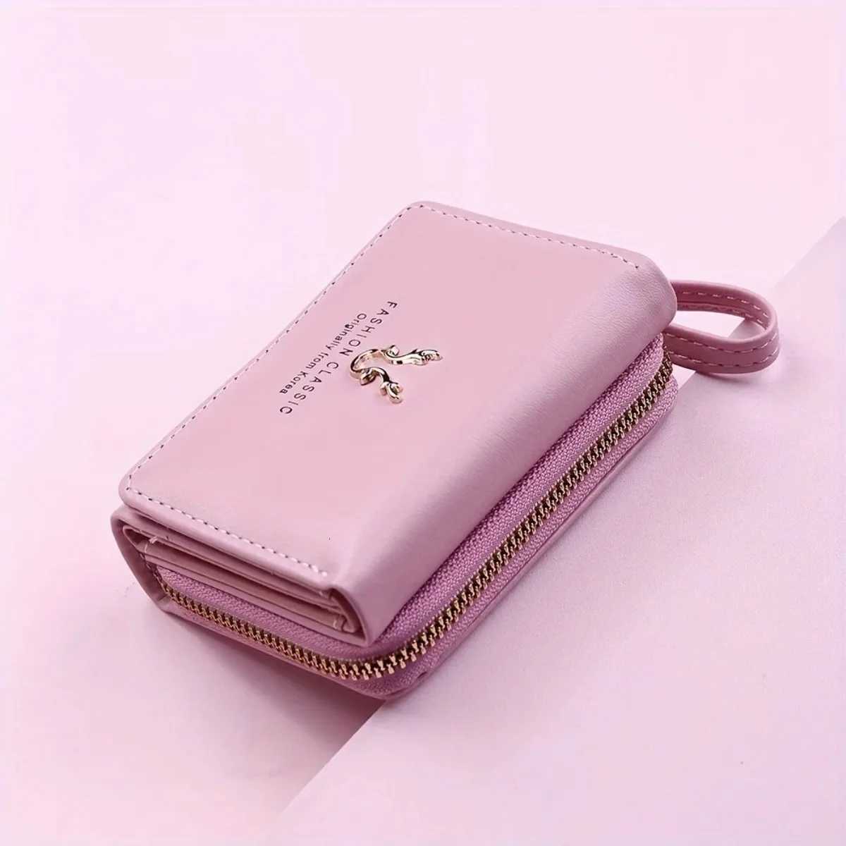 Classic Fashion Three Fold Wallet Coin Card Storage Womens Casual Student Small and Large Capacity W250911