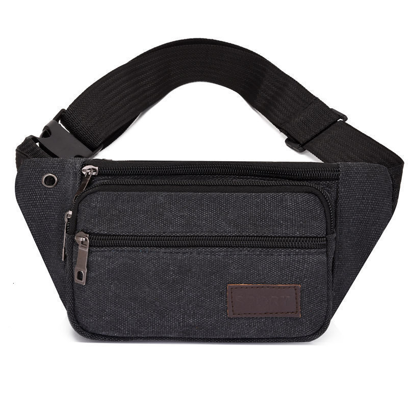 Waist Bag Large Capacity Men S Canvas Luxury Bag Crossbody Designer Bag Unisex Construction Site Free Shipping Business Large Capacity Outdoor Sports 