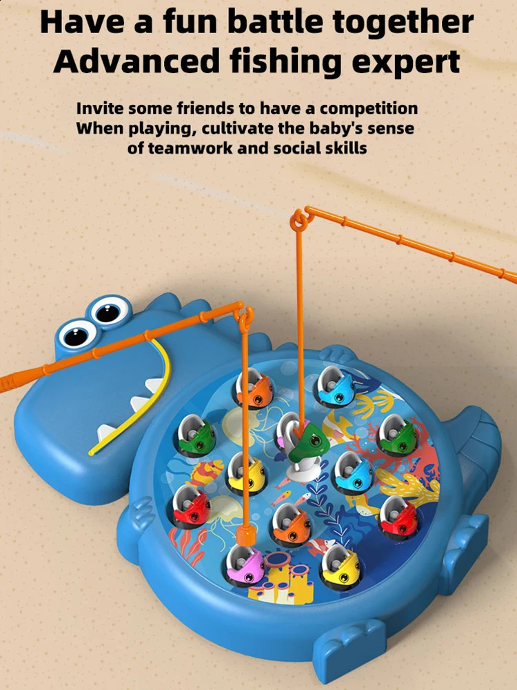 Baby magnetic fishing educational toys childrens first birthday gifts boys and girls intelligence development parent 250910CJBJ - view 6