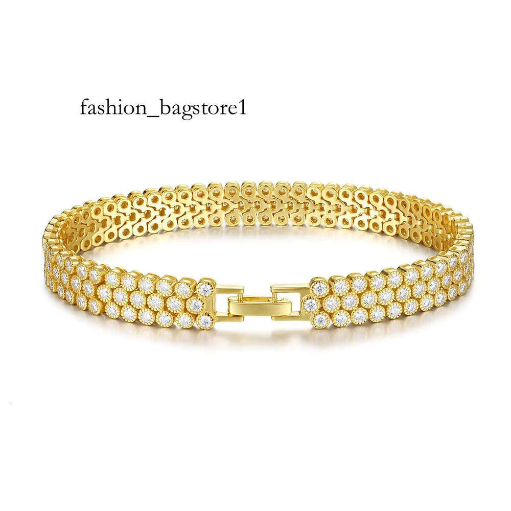 S Sier Moissanite Bracelet Design Fashion and Versatile Hand Accessory