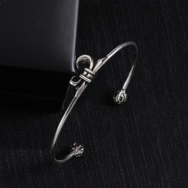 Gothic Silver Bracelets Vintage Designer Cross Bracelets Trendy Designer Bracelets Holiday Gifts Silver Bracelets Open Bracelet