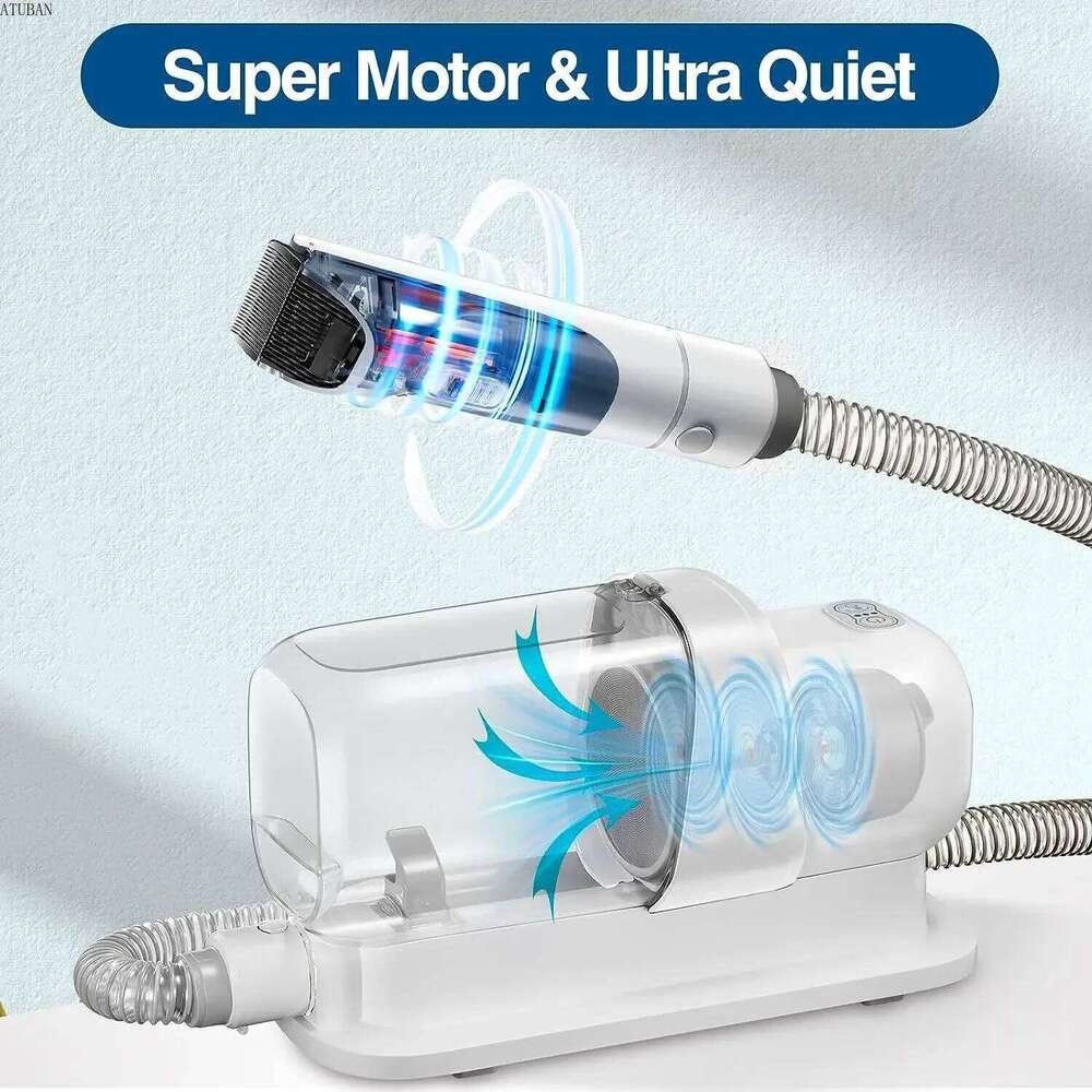 designer brand Grooming Kit with L Capacity Larger Dust Cup Dog Brush for Pet Hair Vacuum Cleaner