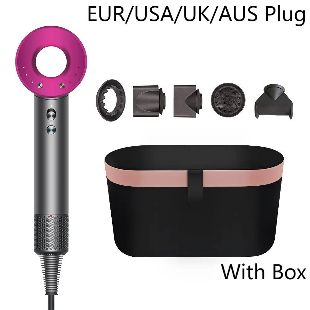 Designer Dryers Hair Anion Salon MuteHairdryer Designer Hair Care Electric Hair Drier Quick-dry Safety Blow Power 1.8M 5-in-1 with gift box