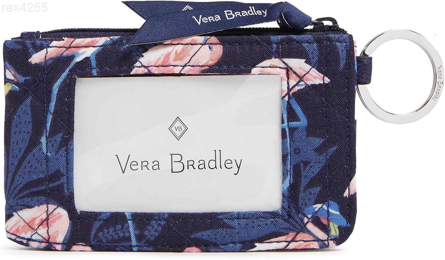 Cotton Deluxe Zip Id Case Wallet with RFID Protection Magnifique LeafW250911