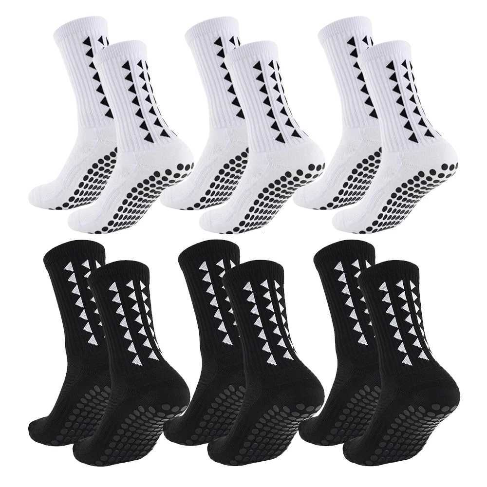 6Pairs men women football grip socks towel bottom sport socks rugby soccer cycling running Exercise athletic socks D250911
