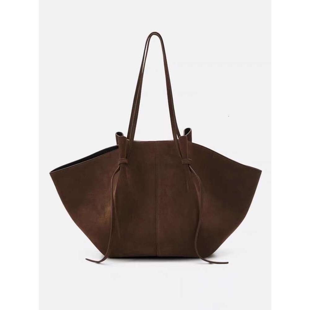 Autumn Winter Suede Wing Large Capacity Shoulder High-end Underarm French Niche Women's Bag