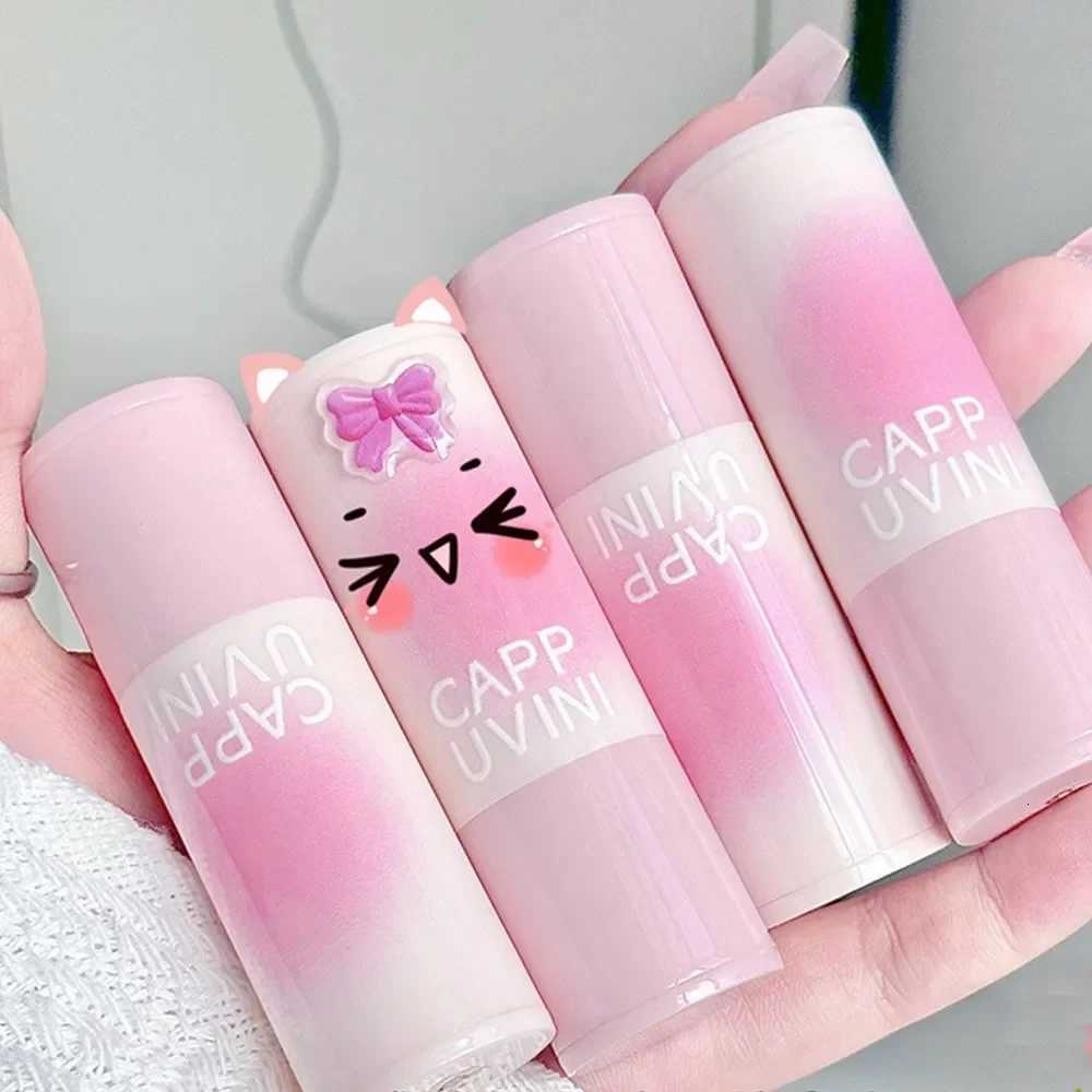 Natural Pink Color Cappuvini Blusher Stick Face Blusher Patting Powder Blusher for Cheeks Cute Korean Style W250911