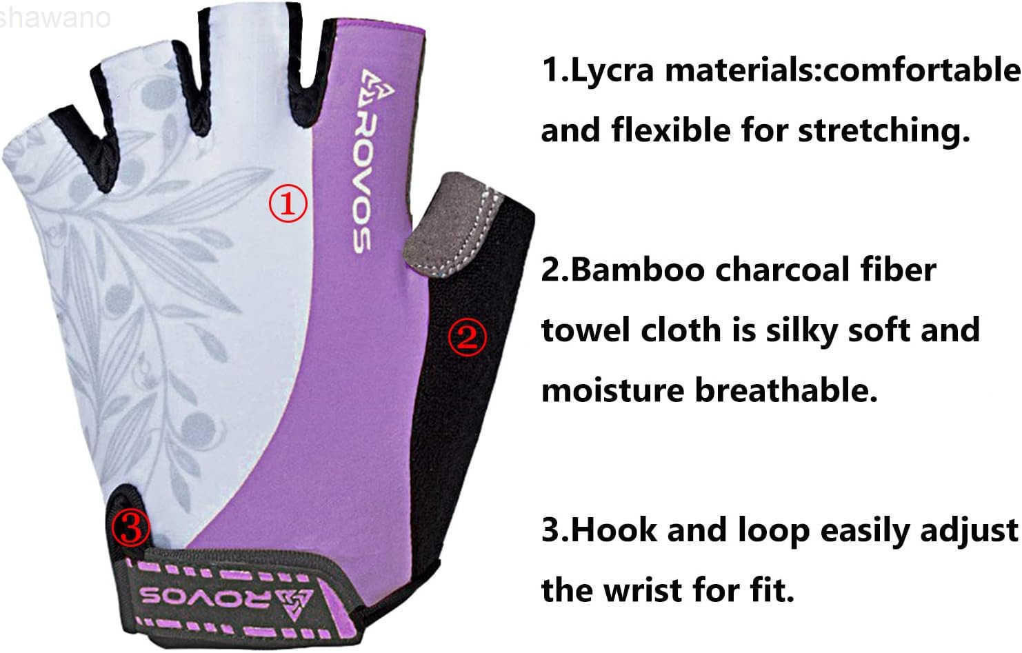 Cycling Gloves for Men Women 5MM AntiSlip ShockAbsorbing Gel Pad Lightweight Breathable Half Finger Design for Mountain Cycling Gym Motorcycle Outdoor
