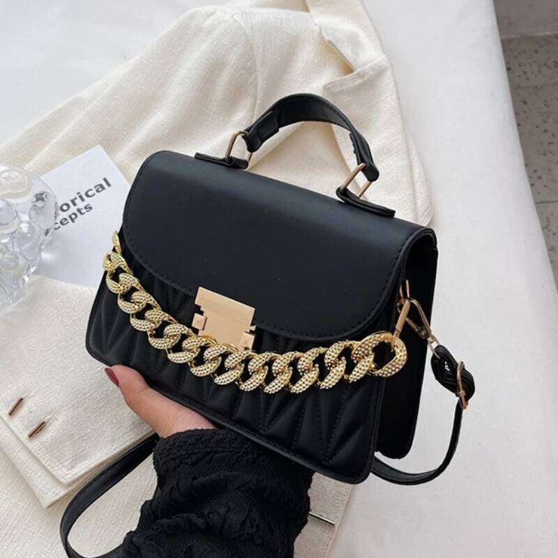 2025 New Designer Shoulder Fashion Chain Crossbody Bags For Women Brand Ladies Handbags And Purses Trend Casual Tote Bag