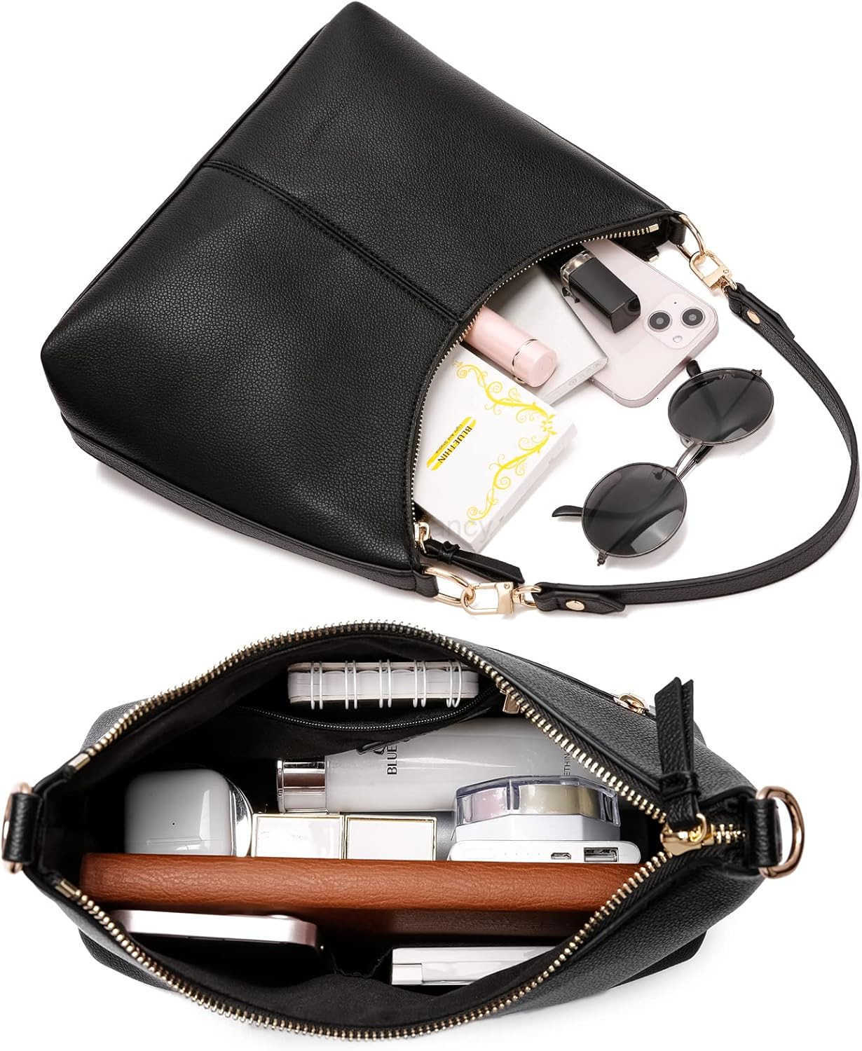 Small Shoulder Handbags for Women Mini Purse Waterproof Soft Leather Crossbody Bags for Work Shopping TravelW250911