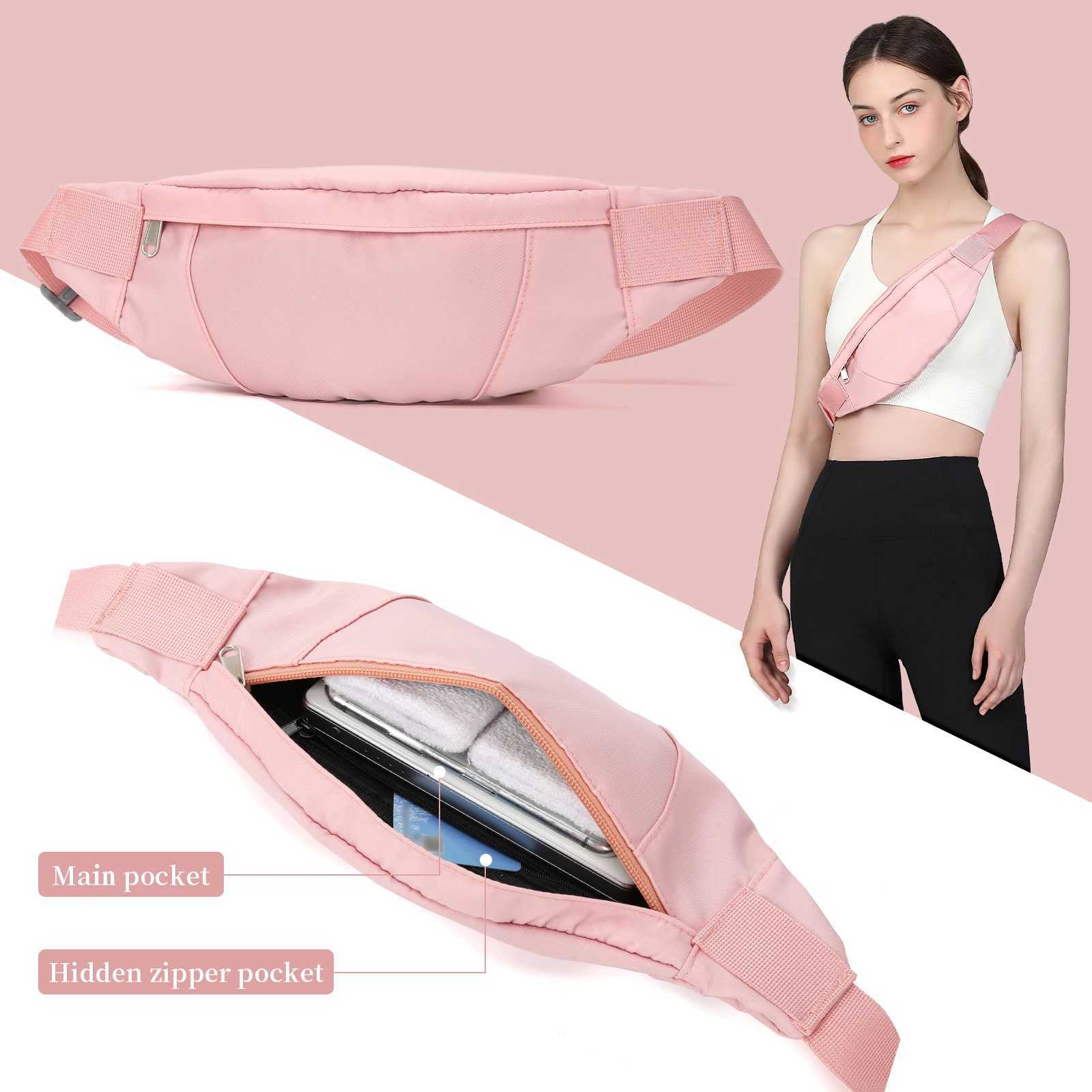 Fanny waist bag Belt Bag for Ladies and Men Crossbody Belt Bag Adjustable Hip BagHiking Cycling Morning Running Waist Bag Z250911