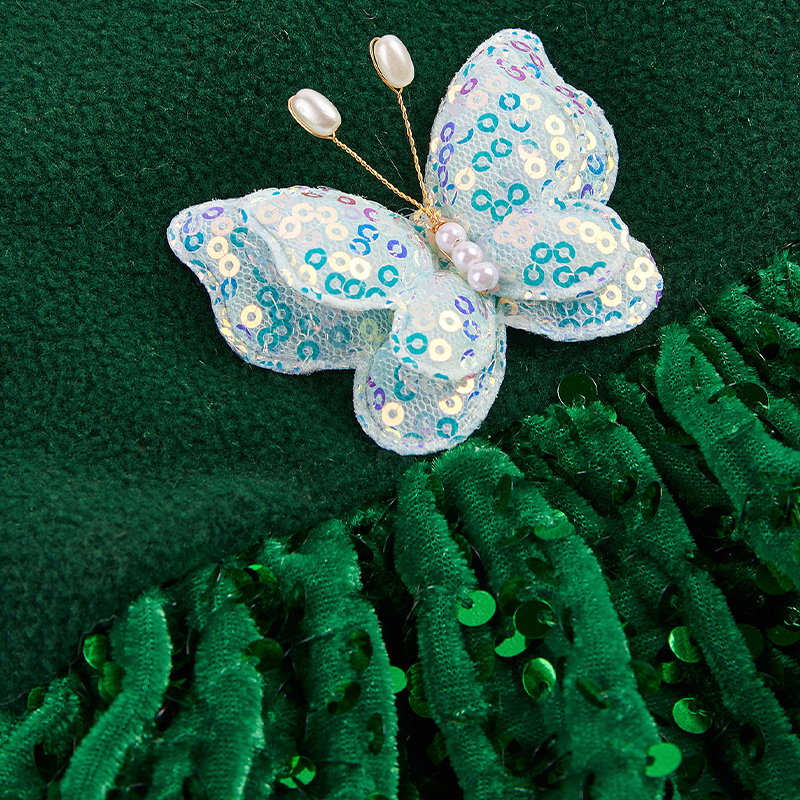 Fall Fashion Collection Green Christmas Attire Designed Exclusively for Cats and Dogs