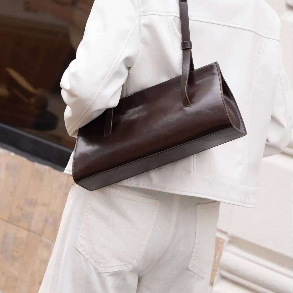 Designer Handbag Women Original Brands High Quality Split Leather Shoulder Bag Trend Fashion Exquisite Female Bags
